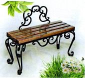 Скамейка скамья лавочка лавка "Финская со спинкой"